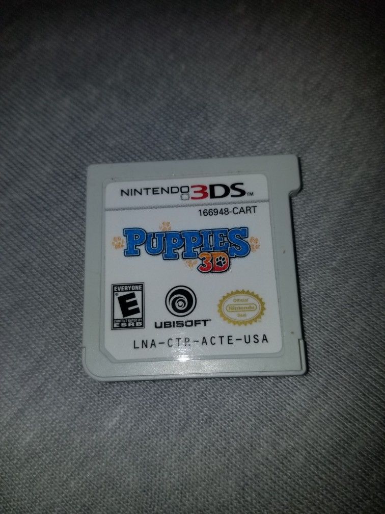 Nintendo 3ds Puppies 3D