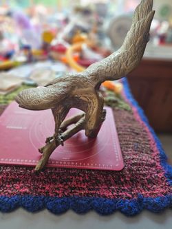 Vintage Large Heavy Brass American Eagle