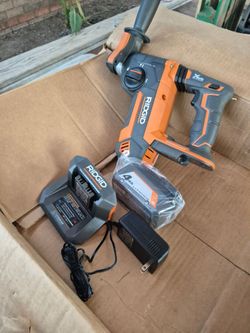 RIDGID CORDLESS BRUSHLESS 1IN HAMER DRILL NEW