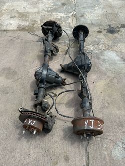 Jeep Wrangler YJ Front And Rear Axles 3.07 gear ratio OEM 1987 through 1995