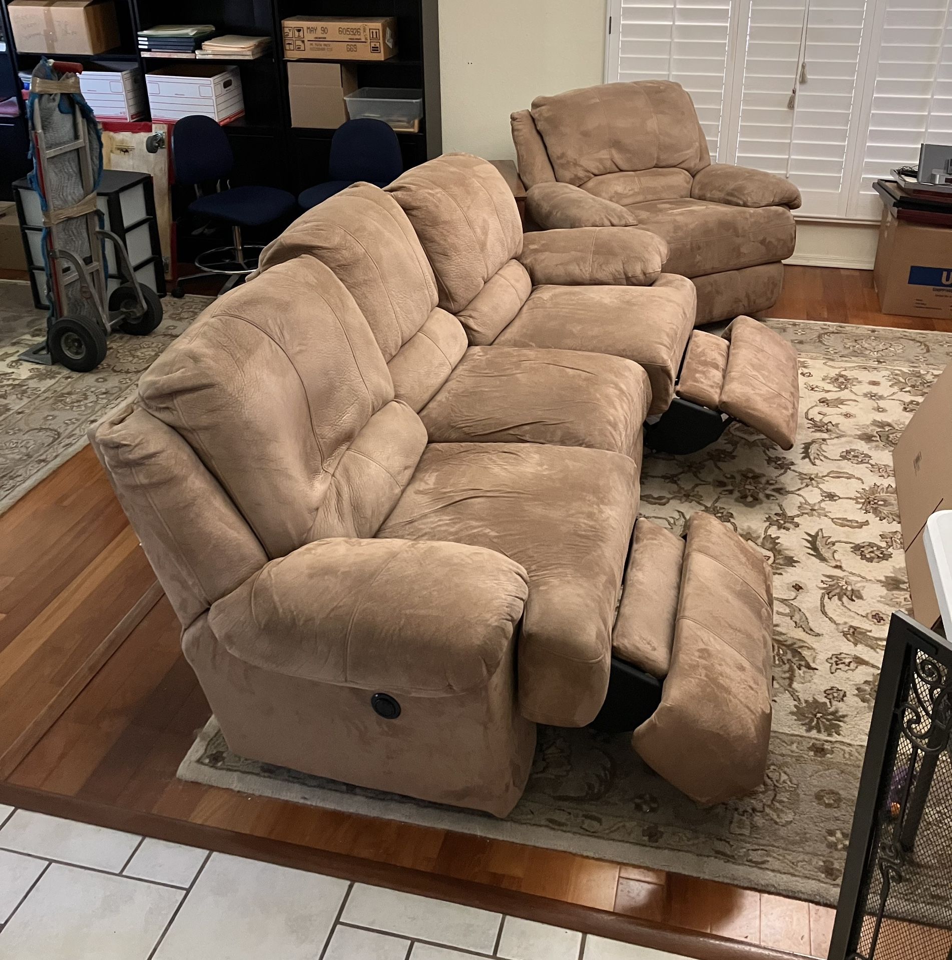 Recliner Sofa and Chair
