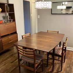 Vintage MCM Stanley Dining Table