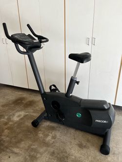 PRECOR upright bicycle.