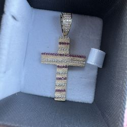 14k Gold Jesus Cross Pendent