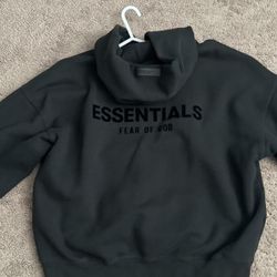 Black Essentials Hoodie 