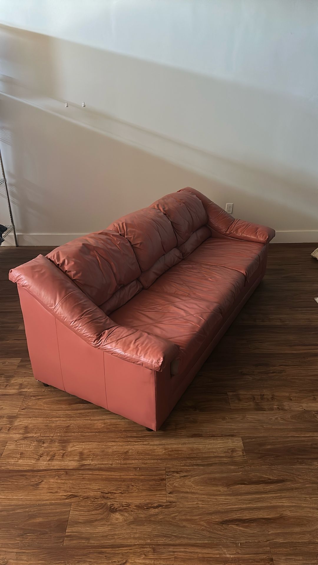 Comfy Leather Couch