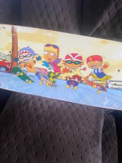 Vintage 1999 Rocket Power Nickelodeon Skateboard Deck