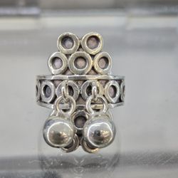 Silver 925 Bells Ring