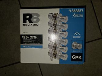 Interior Hall/Closet Passage Stainless Steel Door Knob Contractor Pack