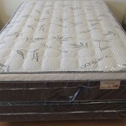 TWIN PILLOW TOP MATTRESS WITH BOX SPRING‼️