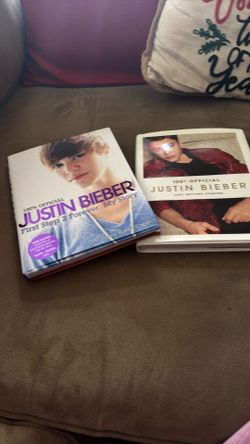 Justin Bieber “First Step 2 Forever: My Story” And “Just Getting Started” Hardback Books