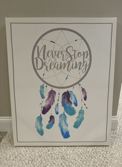 Wall Art Decor, Bedroom Decor, Dream Catcher Art Piece For, White, Grey, Blue, Teal And Teal 