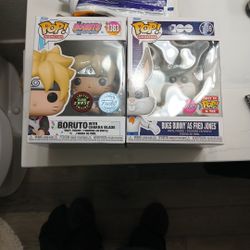 Funko Pops Bugs/Fred and Boruto