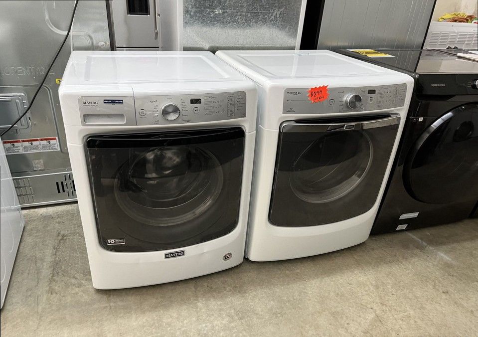 MAYTAG FRONTAL WASHER DRYER SET ISFL