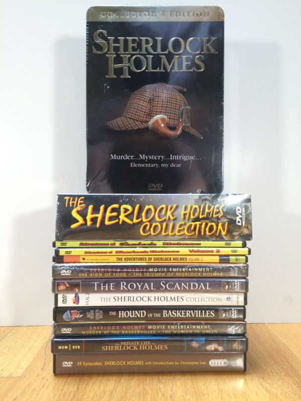 Sherlock Holmes Movie Collection Lot