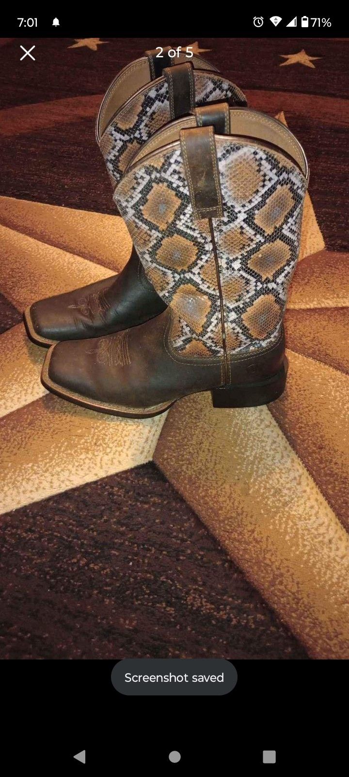 Ariat Snake Boots Women's 