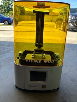 Nova3D Elfin3 Mini Resin 3D Printer & any cubic wash and cure. Brand new