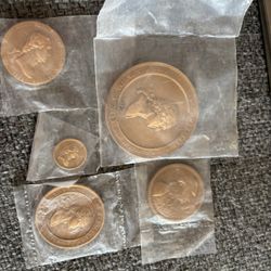 Set Of George Washington Bronze Medals 