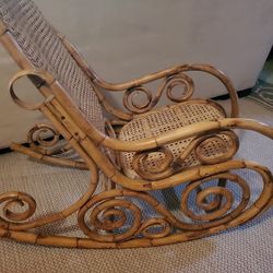 Bamboo Cane Rocker