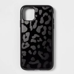 Heyday Apple Iphone X/xs  11 Pro Case - Black Leopard Print