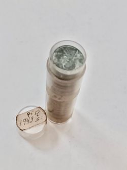 Vintage Coins. Roll of 1943 steel Pennies.