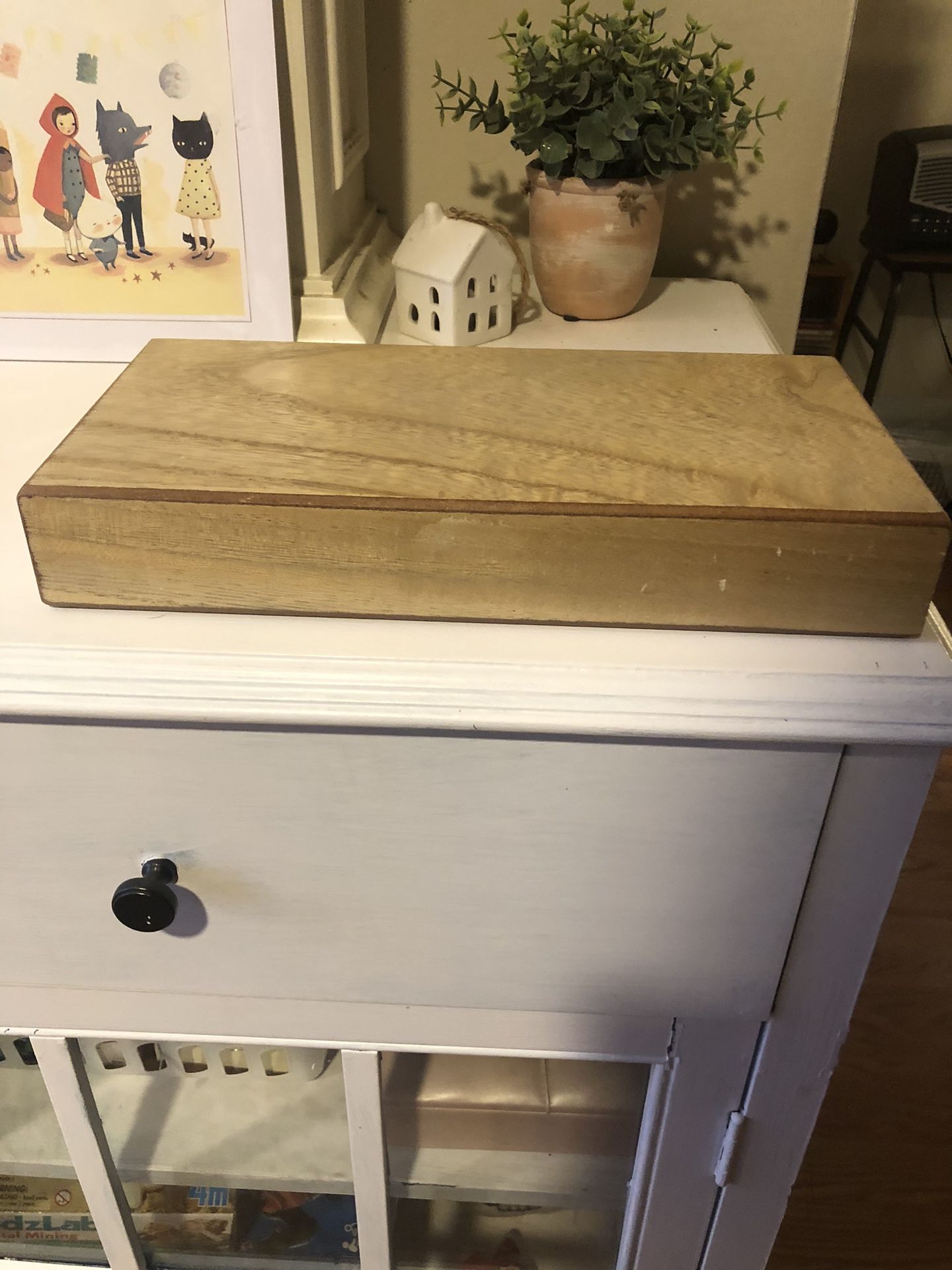 Small Wood Floating Wall Shelf/ Read Description 
