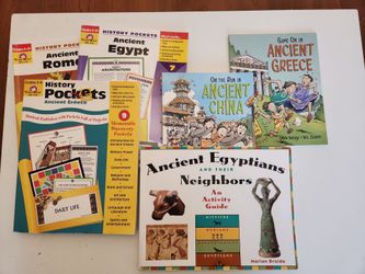 Lot of 6-Ancient Civilizations-Homeschool/unit studies