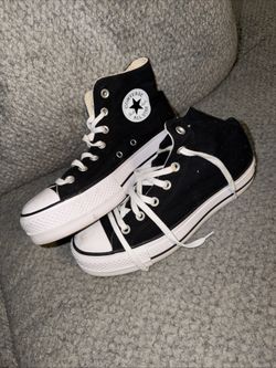Converse Womens CT All Star Lift Hi 560845F Black Casual Shoes Sneakers Size 8