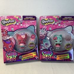 Shopkins Wild Style Shopets/Pets Lot Of 2 Glama Llama & Sugar Swirl New In Box new