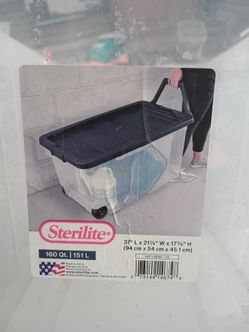 Sterilite 160 qt