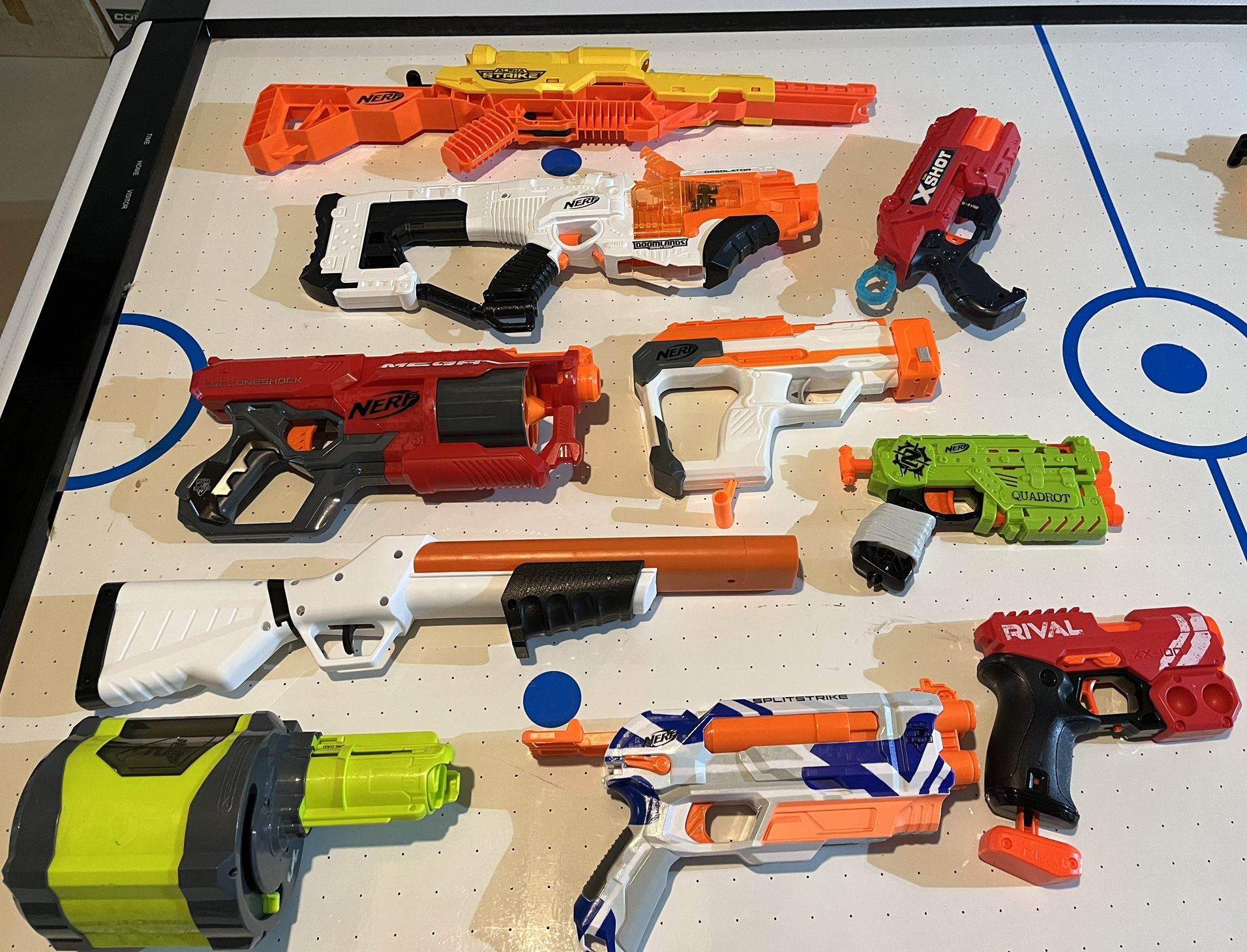 Large Lot Of Nerf Guns