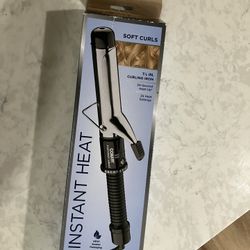 New In Box Conair CD82ZCS • Instant Heat Curling Iron, 1.25 Inch