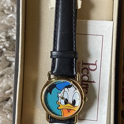 Donald Duck Vintage Watch Disney Store Time Works By PEDRE