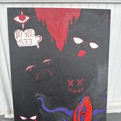 (Unseen) Acrylic Painting GITD