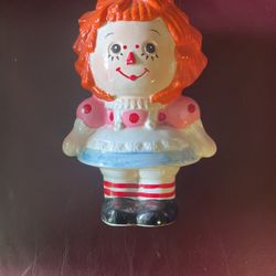 Vintage Raggedy Ann Bank 