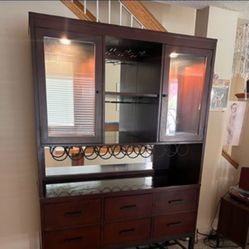 Walnut Dining/coctail Cabinet