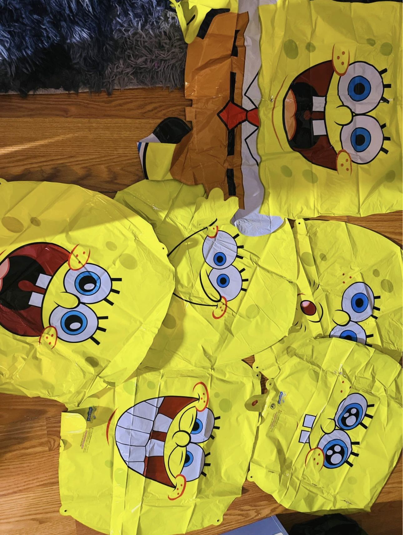 Spongebob hellium balloons