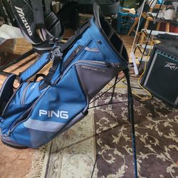 Ping Hoofer lite golf carry bag. Unused