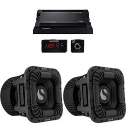 BRAND NEW POWERFUL KICKER WARHORSE AMP AND 2 POWERFUL KICKER SOLO X 10” Subwoofers