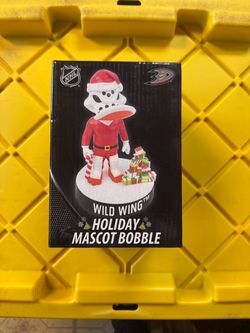 Anaheim Ducks Wild Wing Holiday Mascot Bobblehead