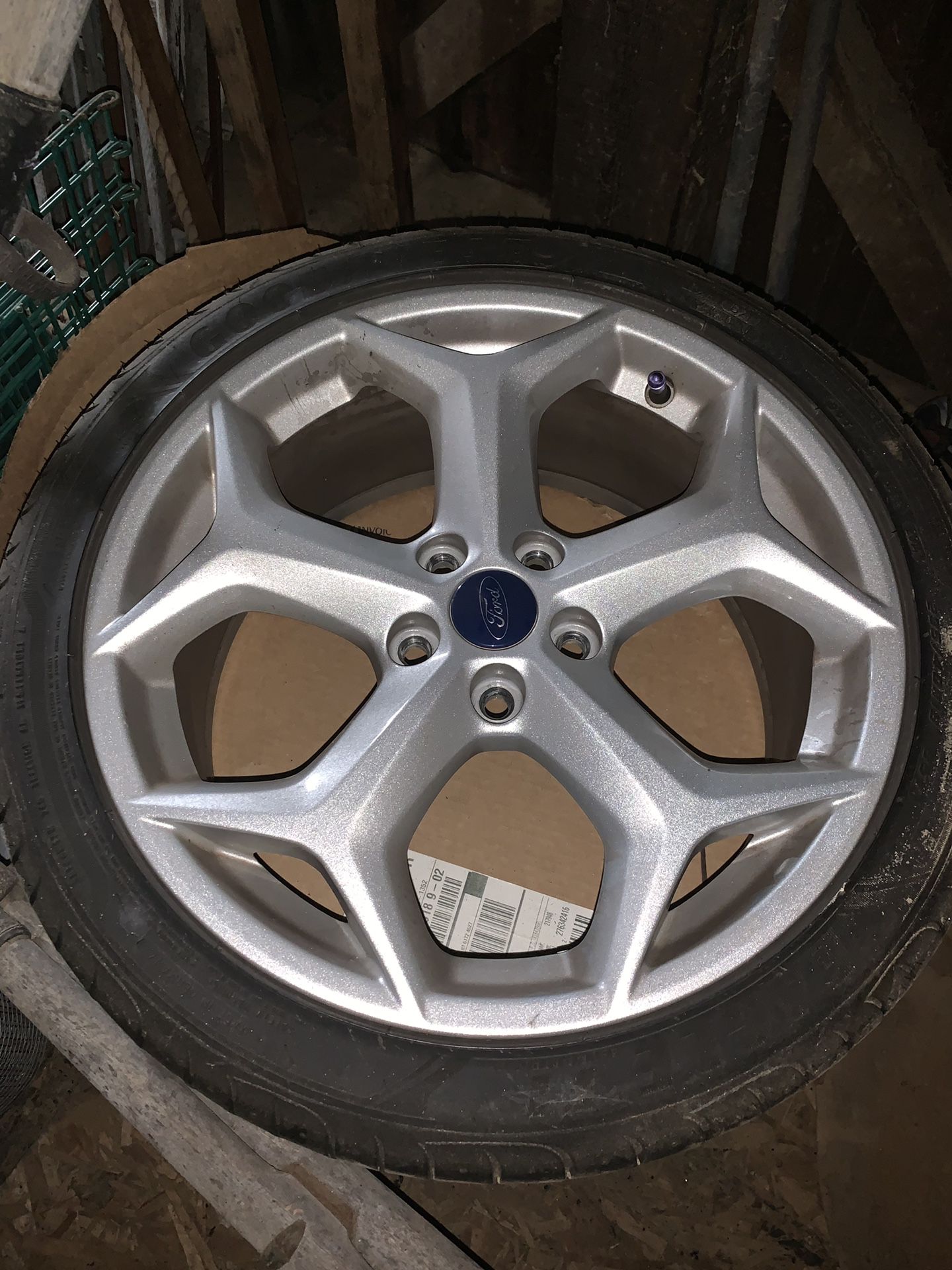 Focus ST stock rims and tires Goodyear eagle f1 with under 10000 miles