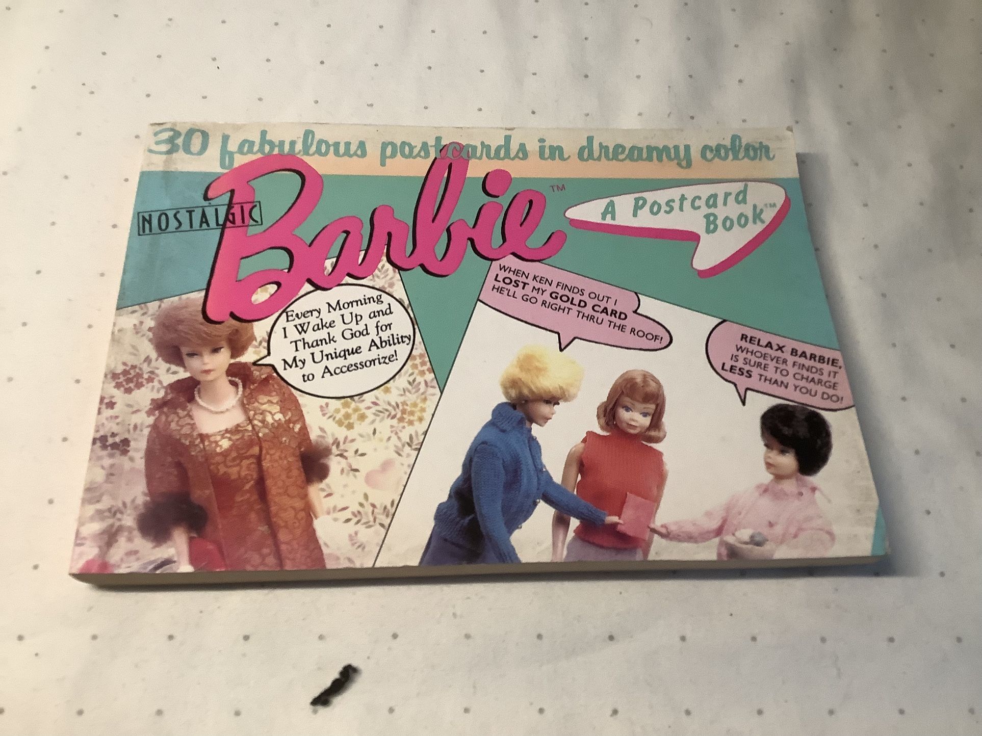 1990 Nostalgic Barbie A Postcard Book By Running Press 30 Postcards