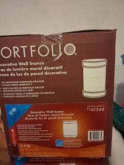 2 Portfolio Decorative Wall Sconces