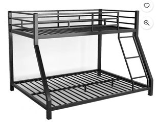 Twin over twin metal bunk bed
