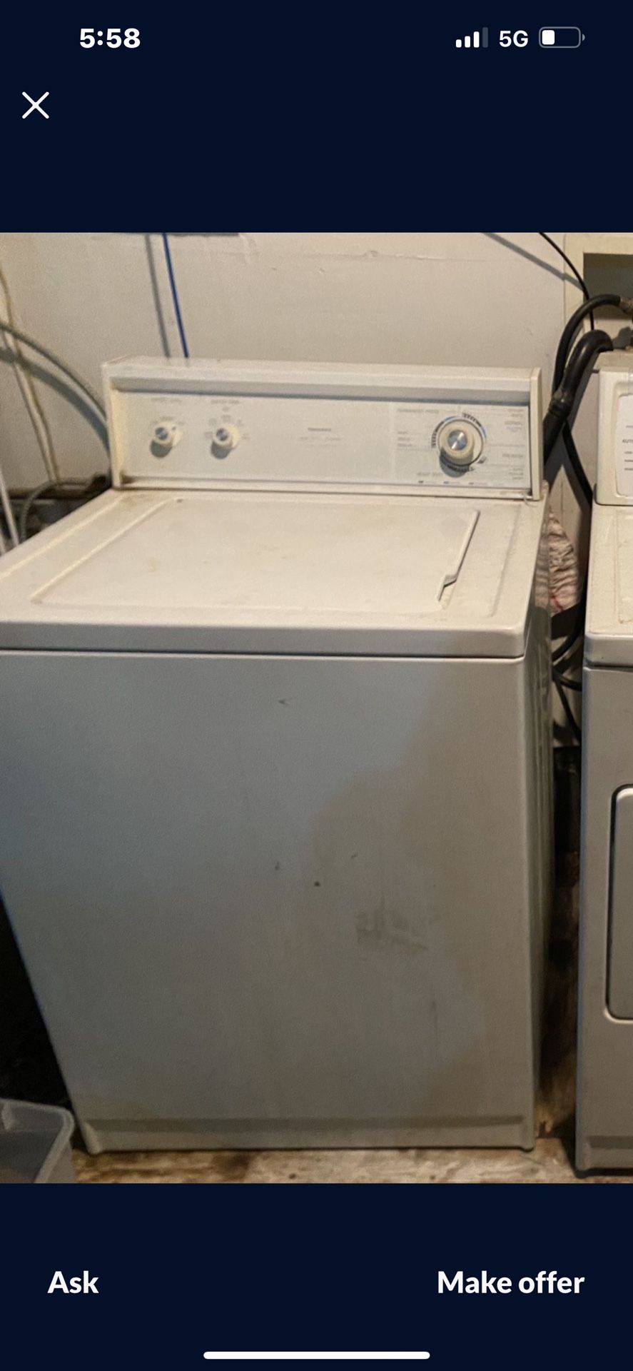 Kenmore 70 Series Washer Machine