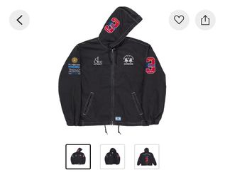 Supreme La Martina Lightweight Hooded Jacket Black Size: US XXL