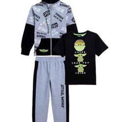 Star Wars Kids' 3-piece Set size 7 NEW 
