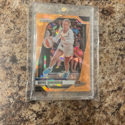 2024 WNBA Prizm SOPHIE CUNNINGHAM “Orange Ice” COLOR MATCH~Mercury/Fever! Chrome!🔥