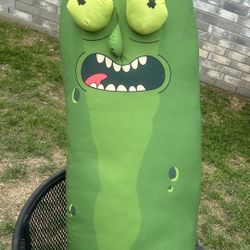 2022 Pickle Rick Giant Plush Licensed Rick And Morty Official adult swim (a few marks no rips)