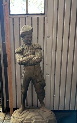 Vintage bullfighter statue